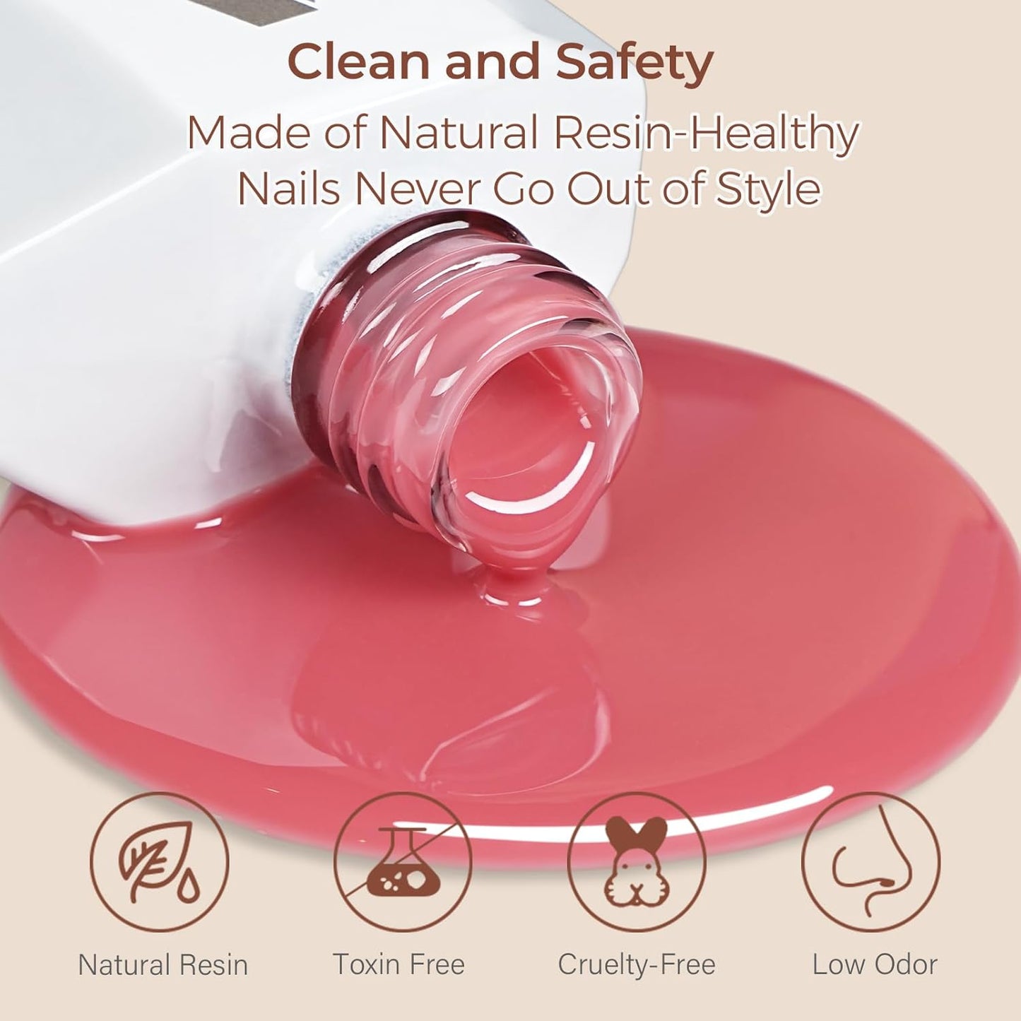 AILLSA Red Jelly Gel Nail Polish Strawberry Color Nude Polish Natural Rose Translucent Gels Polish Sheer Apple Candy Polish Soak Off U V Gel for Nail Art at Home 0.51 Fl Oz /GB92