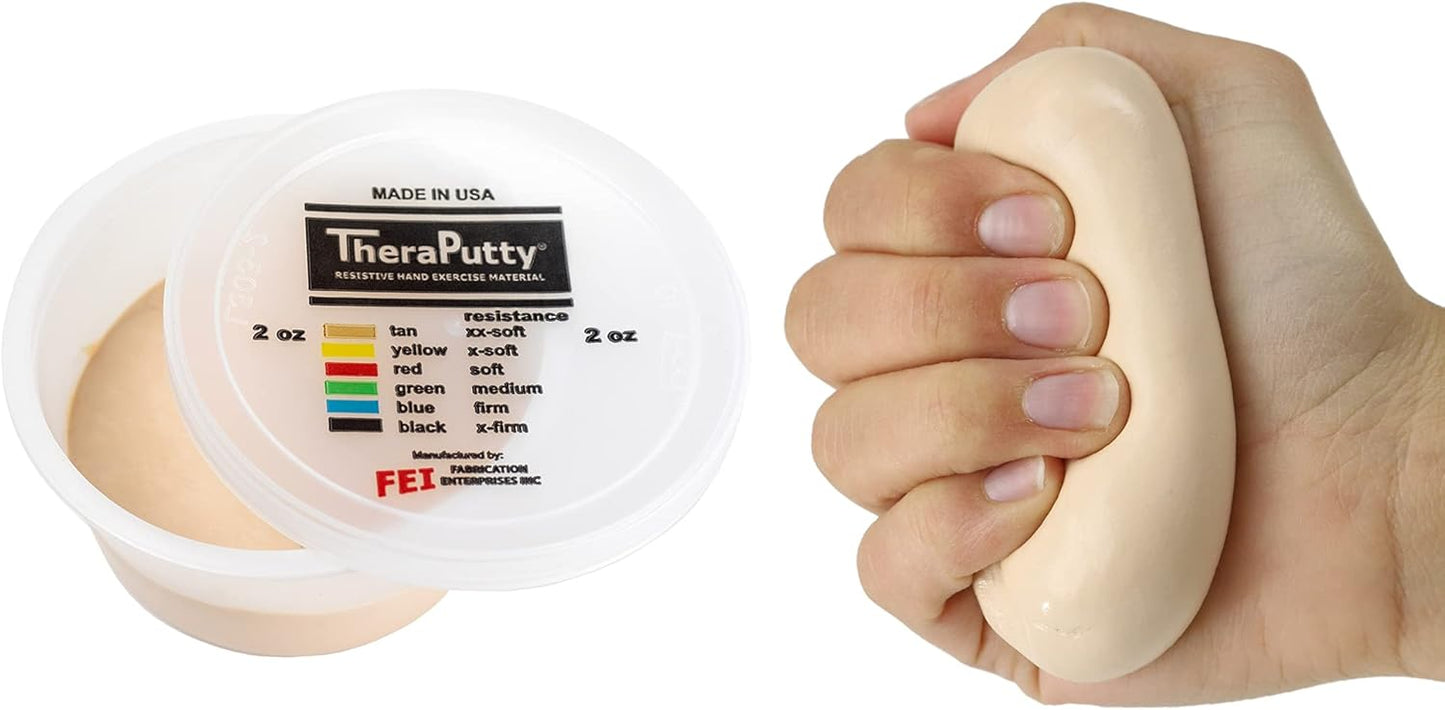 Cando TheraPutty Standard Exercise Putty, Tan: XX-Soft, 2 oz