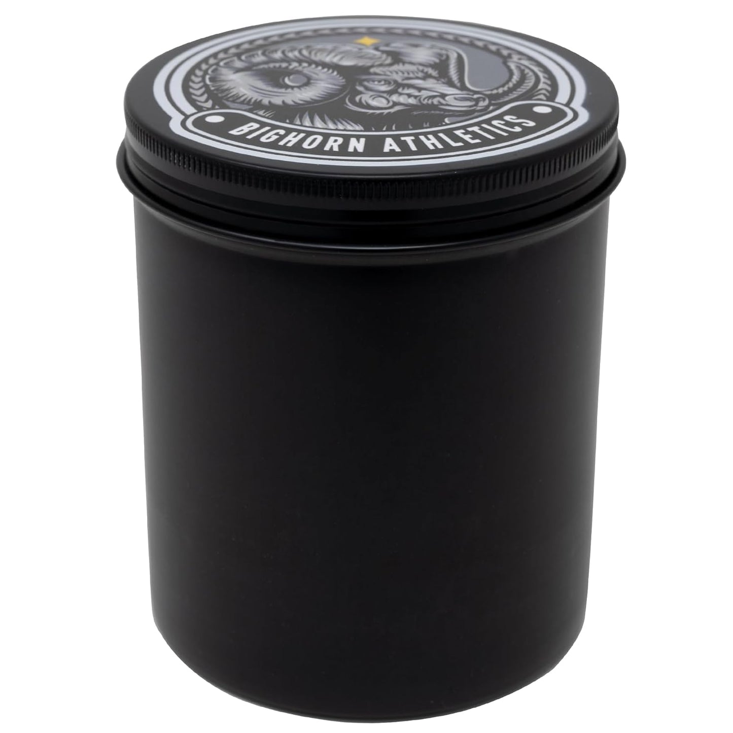 Bighorn Athletics Black Aluminium Tin Can Holder for Athletic Finger Tape, Large | Holds 8-rolls of 0.5-Inch Athletic Finger Tape