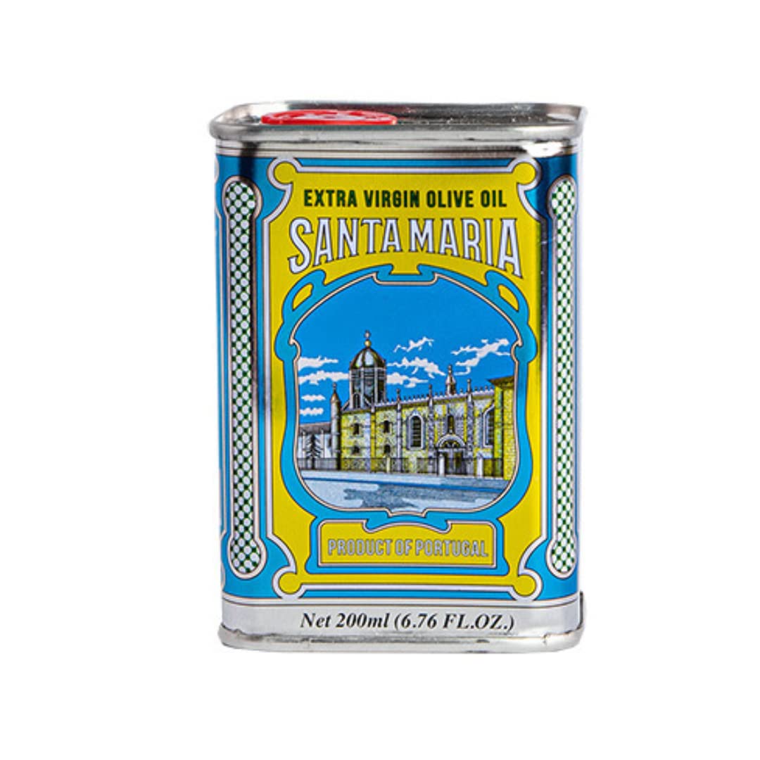 Extra Virgin Olive Oil - Santa Maria Portuguese Vintage Metal Tin - 200ml. This is a brand with almost 100 Years. (1)