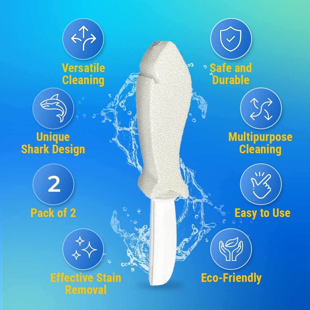 2 PACK Pumice Stone for Toilet Cleaning | Toilet Pumice Stone with Handle | Pumice Cleaning Stone for Toilet Bowl