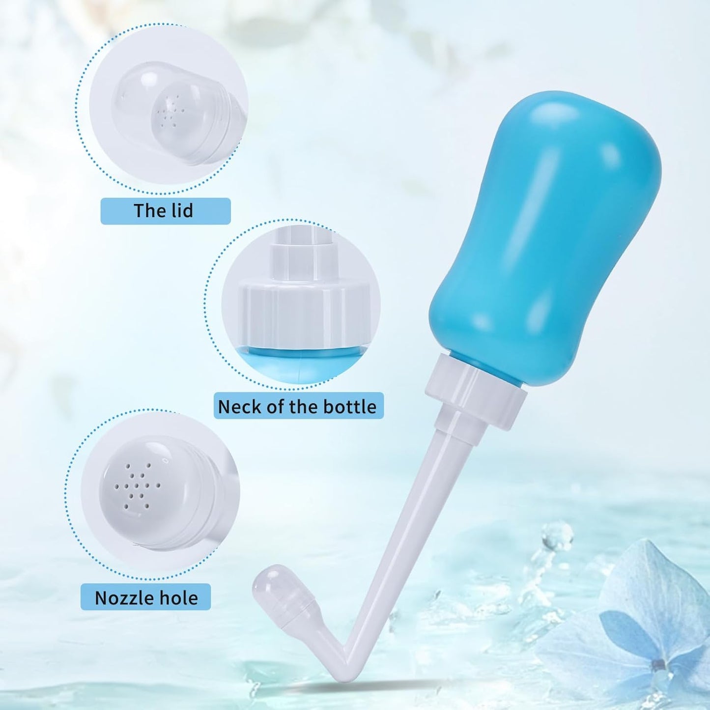 2 Pack Peri Bottle for Postpartum Care, Perineal Recovery and Cleansing After Birth, Personal Hygiene Bidet, 12.7OZ