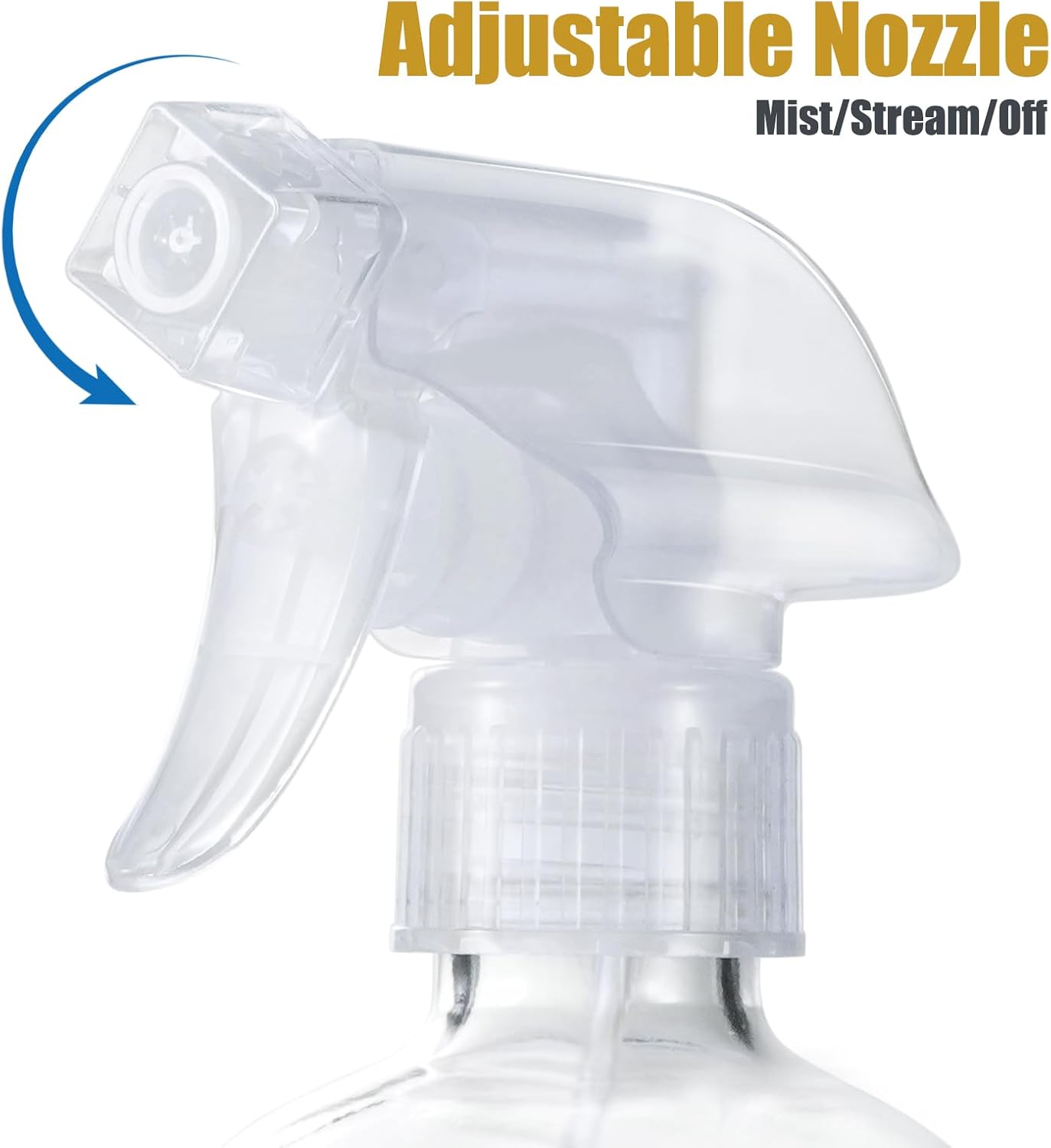 JohnBee Glass Spray Bottles with Silicone Sleeve, 2 Pack16 oz Empty Refillable Containers with Adjustable Nozzles, Spray Bottles for Hair, Cleaning Solutions and Plants, Olive Green&Yellow