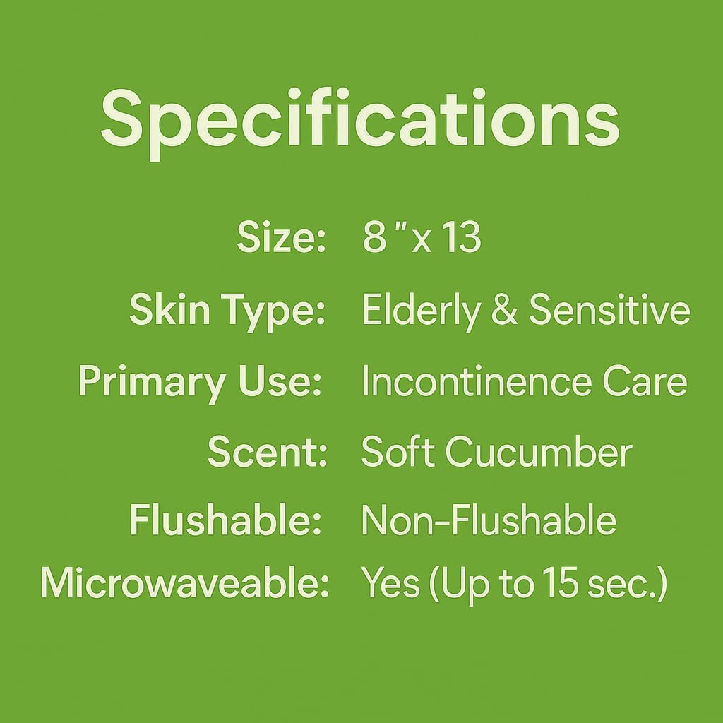 Adult Wipes Extra Large Scented - Skin-Friendly Incontinence Wet Wipes for Adults & Elderly No-Rinse Disposable Washcloths - 8x13" 12 Packs of 60 (720 Wipes)