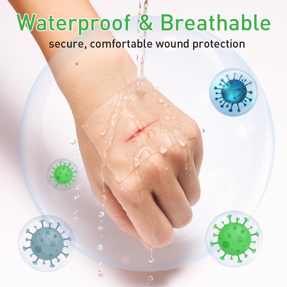 2in*16ft Hydrocolloid Roll for Wound Care,Large Hydrocolloid Bandages Patch with Self-Adhesive Waterproof Ultra Absorbent Flexible DIY Size & Shape First Aid Kit Essential