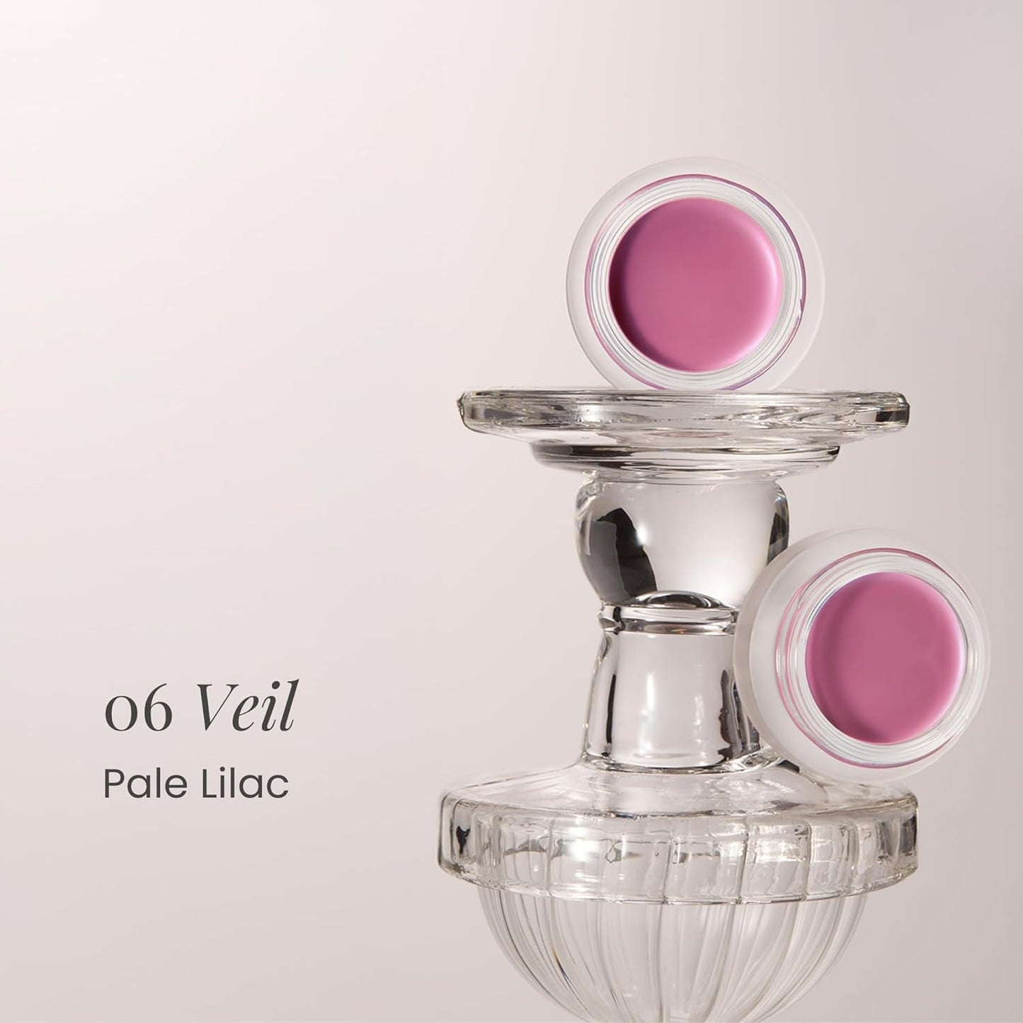 BEIGIC Flush Lip & Cheek Balm - Vegan Buildable & Blendable Multiuse Balm | Natural Flush & Glow | Glowy Blush for Cheeks | Dewy Korean Make Up Cream Blush | 06 Veil - Pale Lilac, 0.14 fl.oz