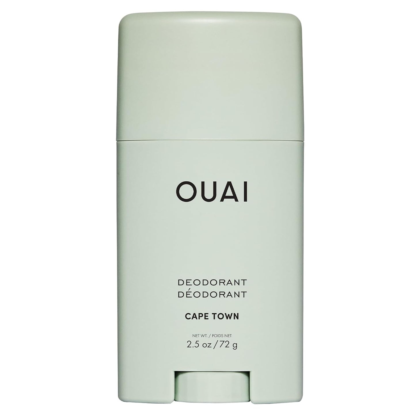 OUAI Aluminum Free Deodorant - Women's Deodorant with 24-Hour Odor Control & Invisible Application - Enriched with Notes of Wet Grass, Ginger, Basil & Green Fig - Cape Town (2.5 oz)