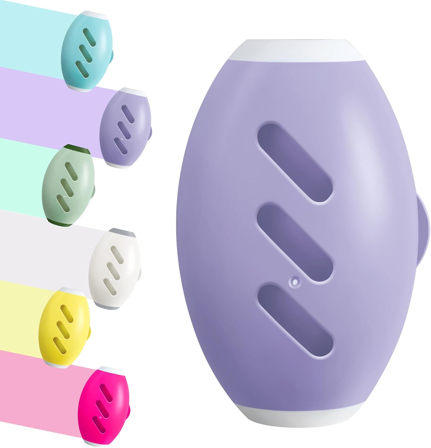 Washable Reusable Gel Lint Roller for Pet Hair,Portable Mini Dog Cat Pet Hair Remover for Clothes,Laundries ,Dust Fuzz Fur -Sticky Cleaner- Small Travel Animal Fur Removal Tool (Purple)