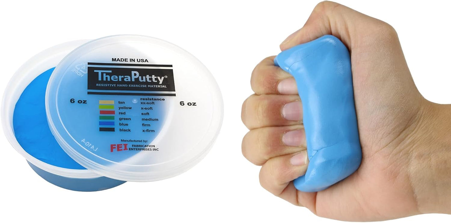 CanDo TheraPutty Standard Hand Exercise Putty For Rehabilitation, Exercises, Hand Therapy, Occupational Therapy, Hand Strengthening, Improve Motor Skills, Stress Relief