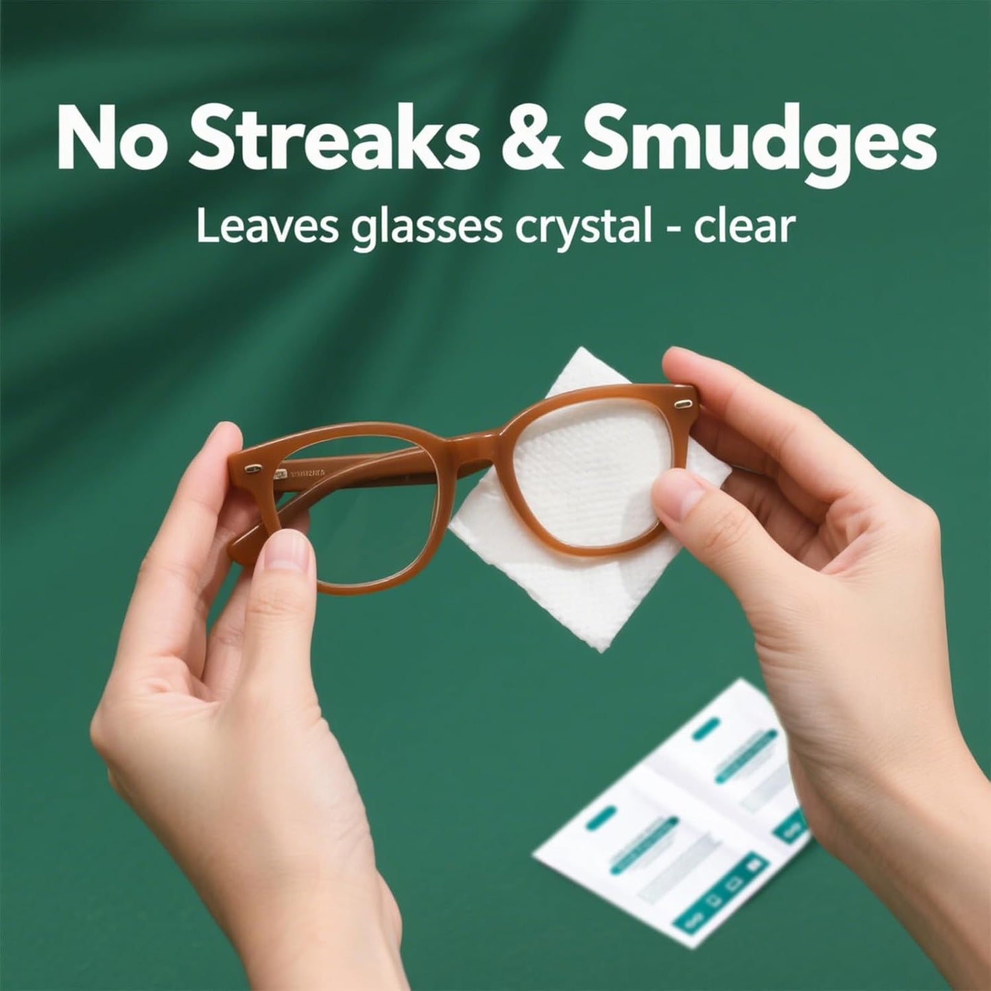 Eye Glasses Cleaner Wipes,Lens Wipes for Glasses/Sunglasses/Eyeglasses,Cleaning Wipes,Lens Wipes Individually Wrapped,Safe for All Lens Surfaces(200PCS)