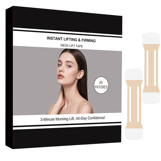 Neck Lift Tape-40 Neck Wrinkle Tape Instant Necktape Lift, Breathable Lift Strap Tightening Tapes for Necks Face Jaw Firming Neck Skin (xxl)