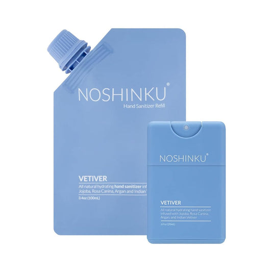 Noshinku Pocket Hand Sanitizer Refill Kit (Vetiver)