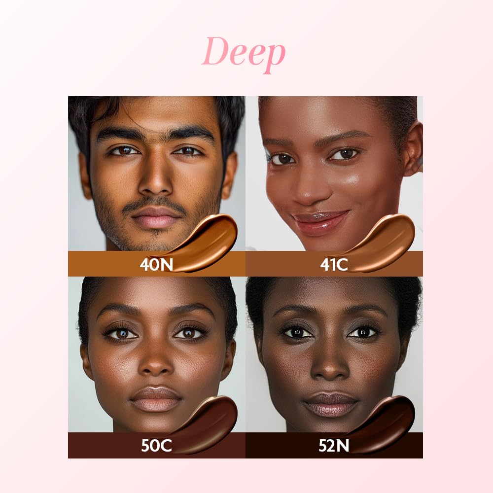 milktouch Cushion Foundation, 24H Flawless Skin, Radiant Shine, No Oxidation, Long-Lasting, Non-Creasing, 60% Hydrating Skincare Infused Korean Foundation, Valentines Gifts (41C Mocha)