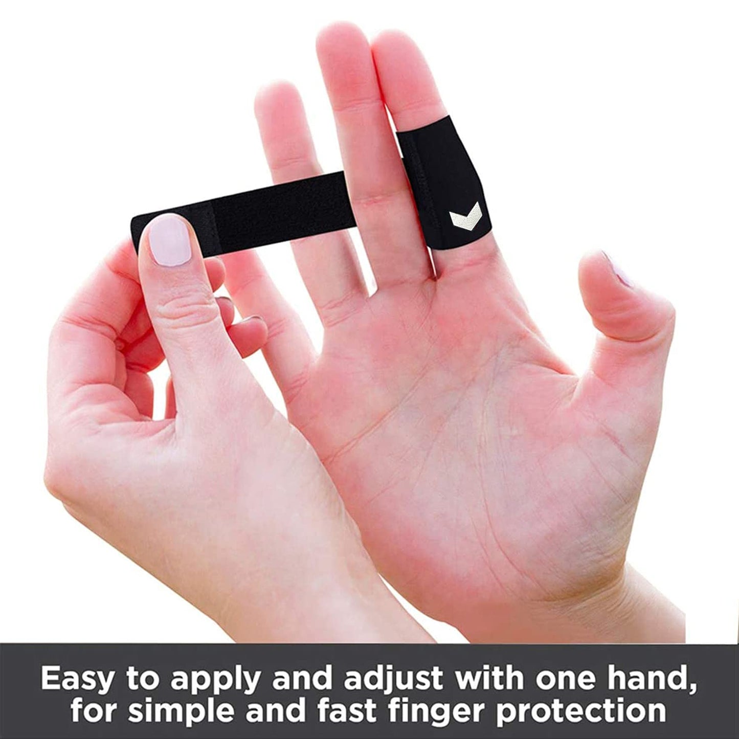 Neoprene Finger Splints Wraps Adjustable Finger Brace Trigger Finger Buddy Splint Mallet Finger Guards for Arthritis Sport Finger Support Sleeves Protector for Basketball Volleyball Tennis