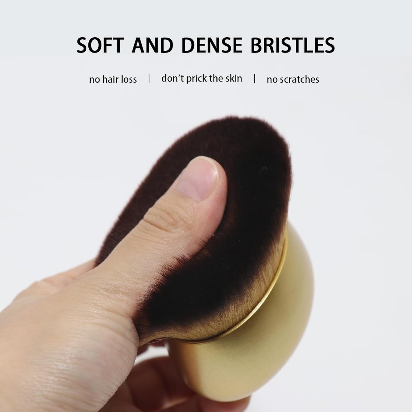 Makeup Blend & Blur Extra Large Body Brush for Self Tanner,Leg Makeup & Bronzer Self Tan Applicator, Powder, Foundation, Blusher, Bronzer,Massager for Face Gift box (Pink)