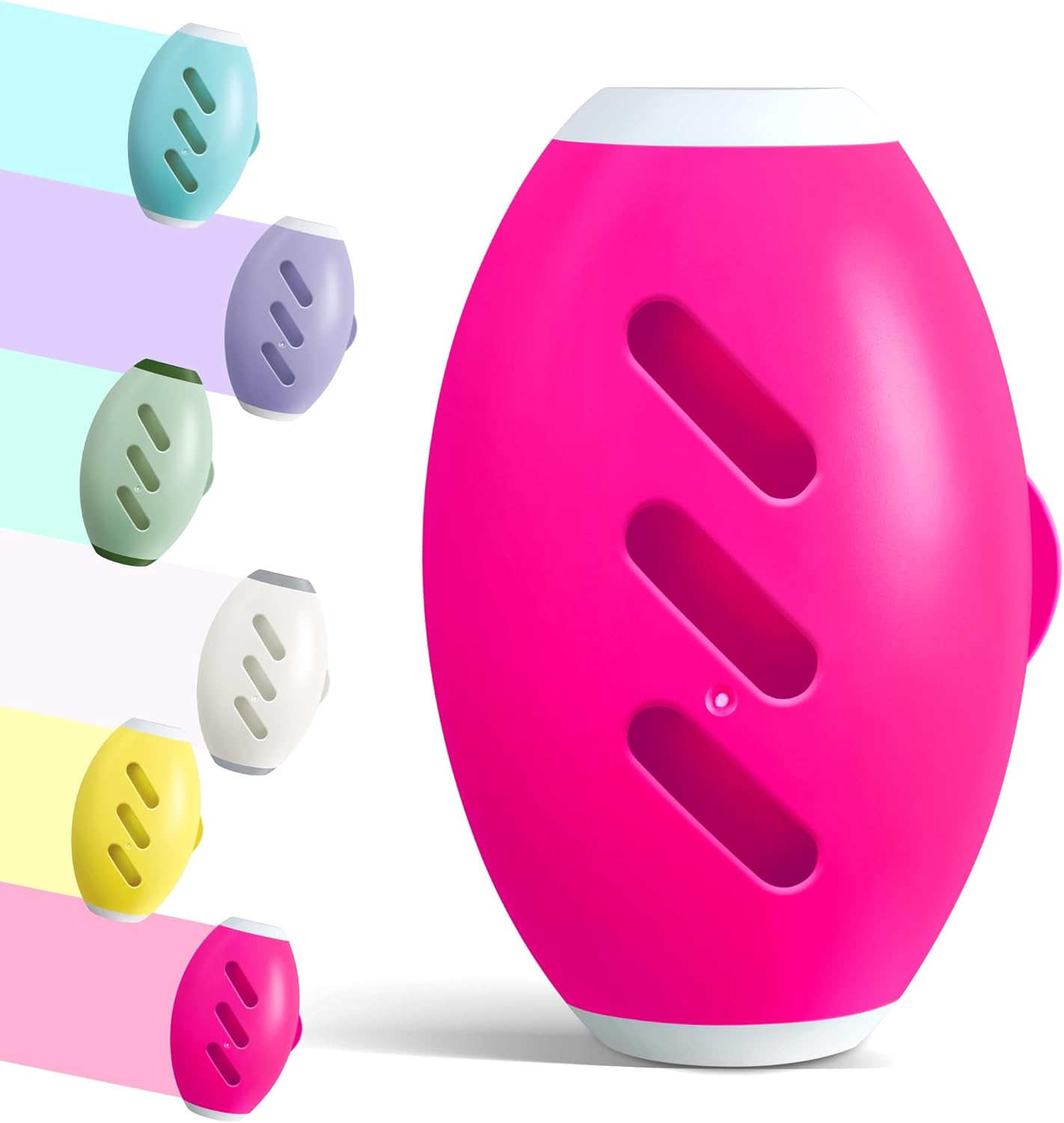 Washable Reusable Gel Lint Roller for Pet Hair,Portable Mini Dog Cat Pet Hair Remover for Clothes,Laundries ,Dust Fuzz Fur -Sticky Cleaner- Small Travel Animal Fur Removal Tool (deep Pink