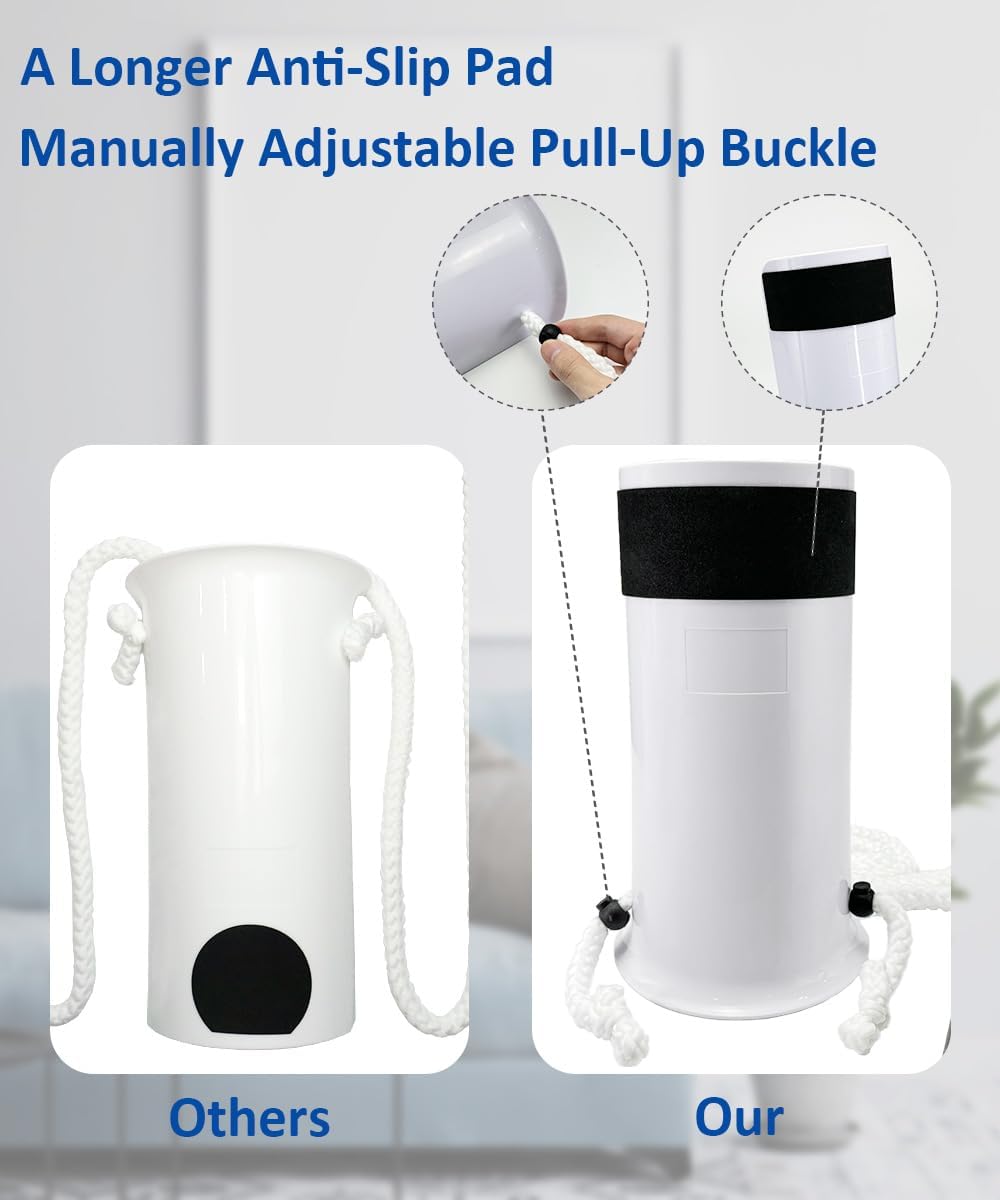 Sock Aids for Putting On Socks, No Bending Flexible Sock Aid Device with Shoe Horn Long-Handle Back Scratcher for Seniors/Disabled, Easy On and Off Sock Helpers (Basic)