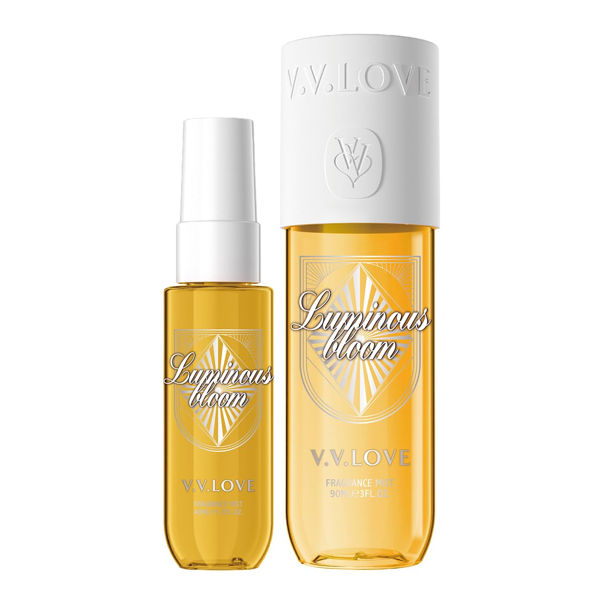 Hongsheng 2 PCS Women's Body Mist and Hair Fragrance Travel Set, 3 Fl Oz + 1.3 Fl Oz Spray, Sweet Scented Perfume Gift Set for Women (Pistachio, Almond)