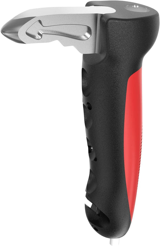 5 in 1 Vehicle Support Handles Elderly Portable Automotive Door Assist Handles Multifunction Car Handle for Elderly and Handicapped (Red-1PCS)