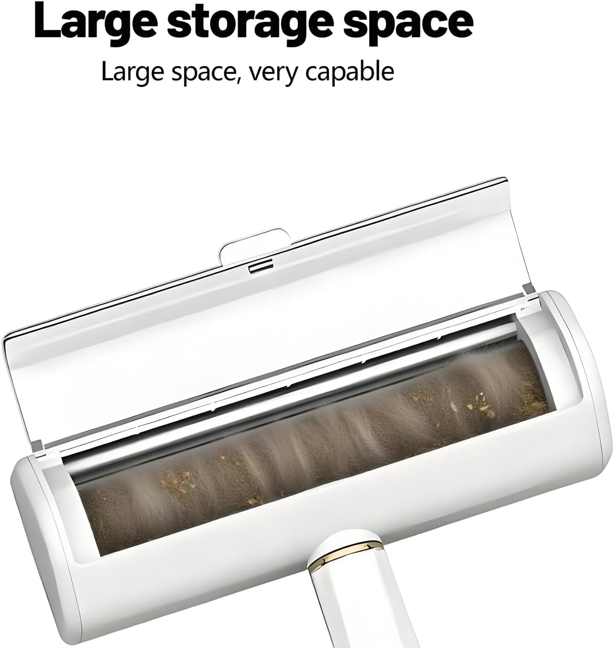 Pet Hair Remover Lint Roller - Washable Reusable, Static Adsorption for Cat Dog Hair Removal On Furniture, Sofas, Bedding, Carpets,Pet Hair Removal Tool,Dog Hair Remover,Lint Remover(White)