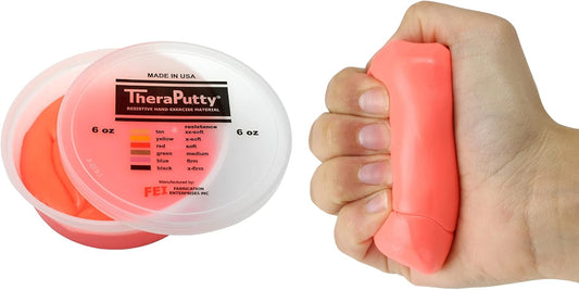 CanDo TheraPutty Standard Hand Exercise Putty For Rehabilitation, Exercises, Hand Therapy, Occupational Therapy, Hand Strengthening, Improve Motor Skills, Stress Relief