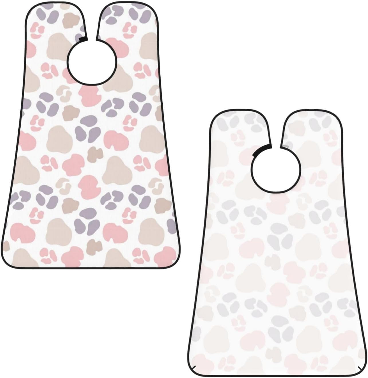 Ultimate Shaving Bib, Beard Trimming Apron with Hair Catcher, Pink Rose Gold Cheetah Skin Wild Animal Leopard Print