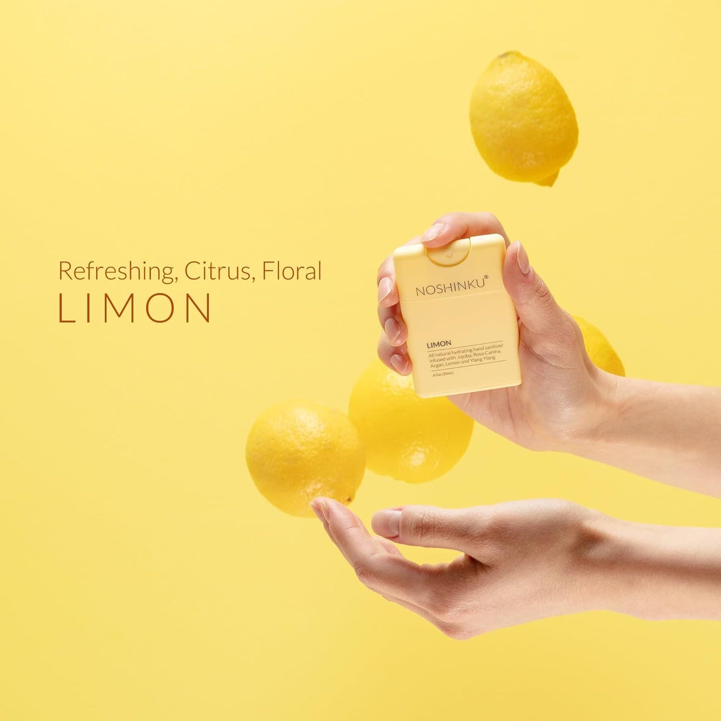 Noshinku Pocket Hand Sanitizer Refill Kit (Lemon)