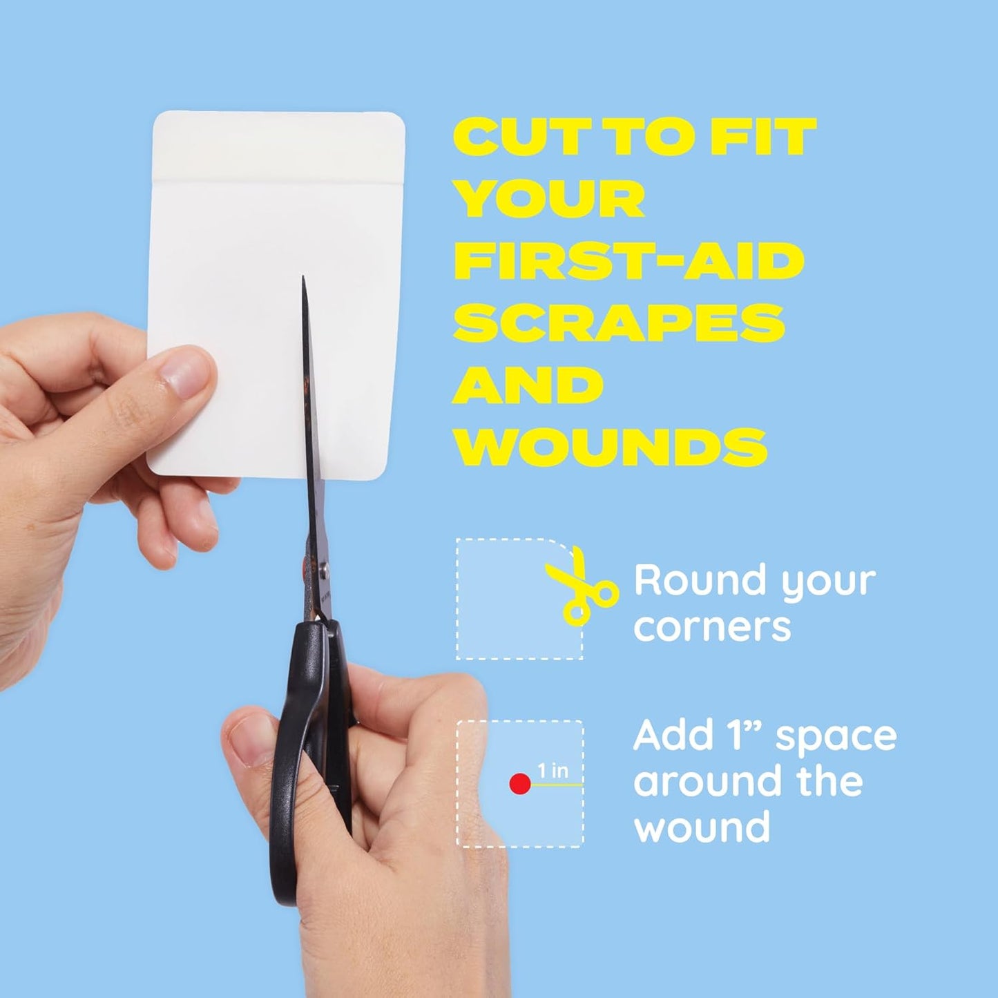 SUPERBAND Premium Hydrocolloid Bandages HSA FSA Eligble Waterproof Wound Dressing by MakeItSkin | Thin, Fast Healing, Scar Reducing for Scratches, Cuts, Burns, Blisters, Fissures, Road Rashes