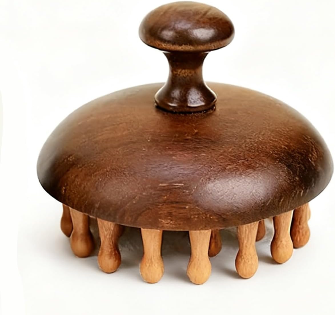 Wooden Comb for Head Scalp Massager Hair Growth, 100% Sandalwood Handmade Hair Comb for Women Men Tension Relief Promote Lymphatic Circulation