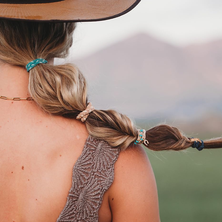 K'lani Hair Tie Bracelets for Women - Elastic Hair Bands That Double as Stylish Jewelry - Stride - Medium