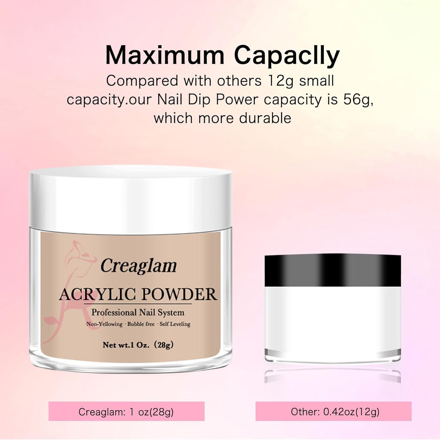 Super Acrylic Powder 28g: 3Pcs Large Capacity Bruschetta Tuscany Nail Polymer for 3D Art Carving French Extension - 1oz. Muted Clay Professional Acrylic Powder No Need Lamp