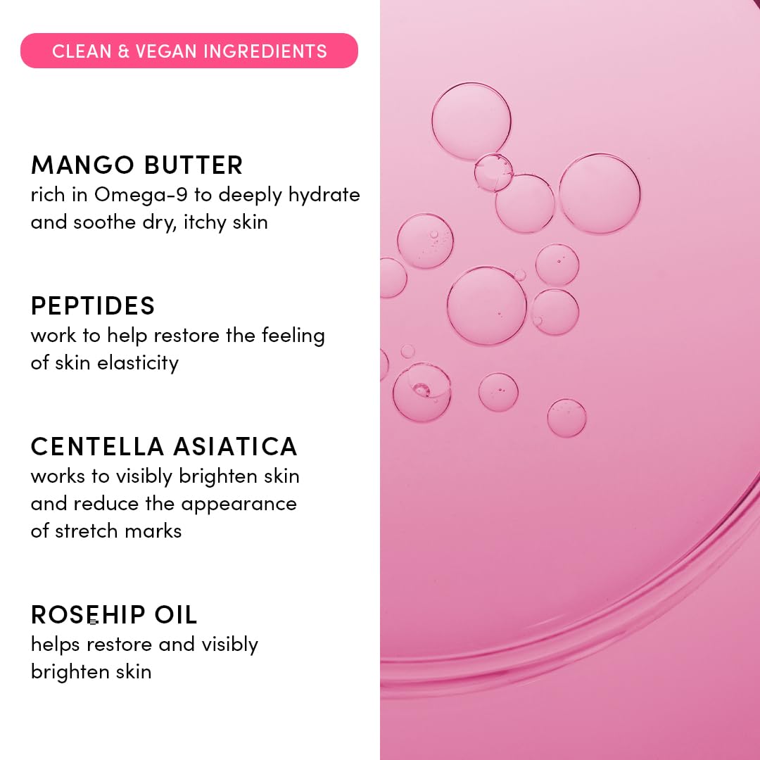 Evereden Nourishing Stretch Mark Cream (4 fl.oz): Clean & Vegan Cream for Pregnancy and Postpartum | Pregnancy Stretch Mark Prevention | Rich in Vitamins & Minerals