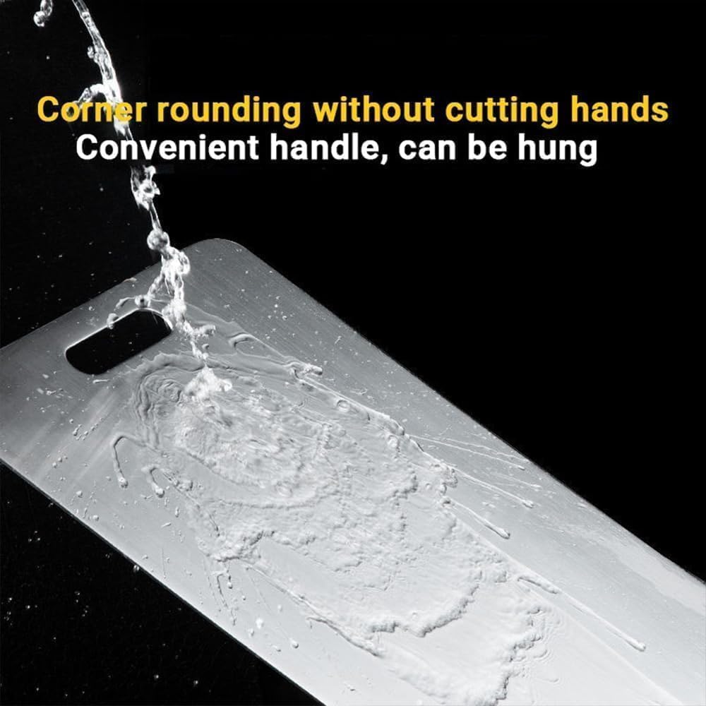 Titanium Cutting Board - 100% Pure Titanium Cutting Boards for Kitchen - Cutting Edge Hygiene & Durability, 1 Pack Double Sided Medical-grade Titanium Cutting Mat, Easy to Clean (14"L x 10"W)