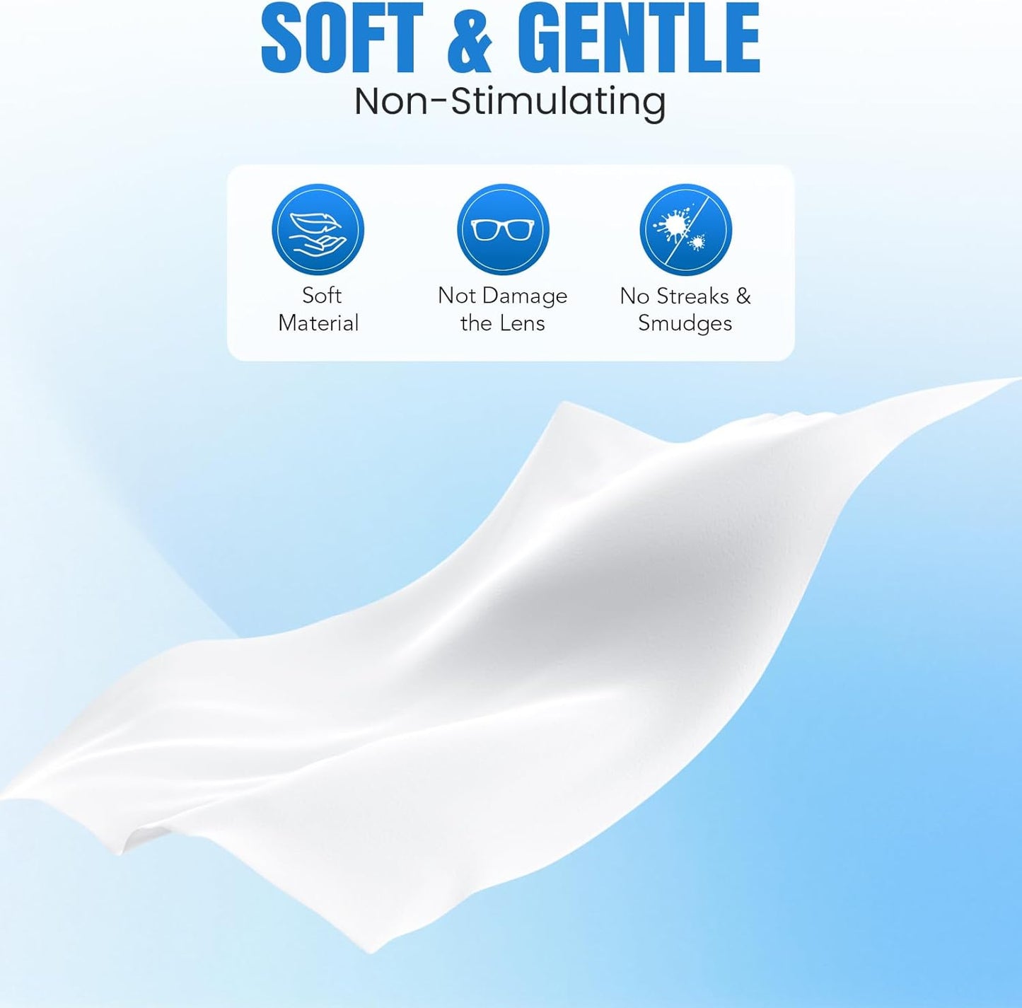 VOISEN Lens Wipes for Eyeglasses,160 Pack Eye Glasses Cleaner Wipes,Pre-Moistened Individually Wrapped Lens Wipes,Non-Scratching Non-Streaking,Safe for Eyeglasses, Goggles, Camera Lens, Phone