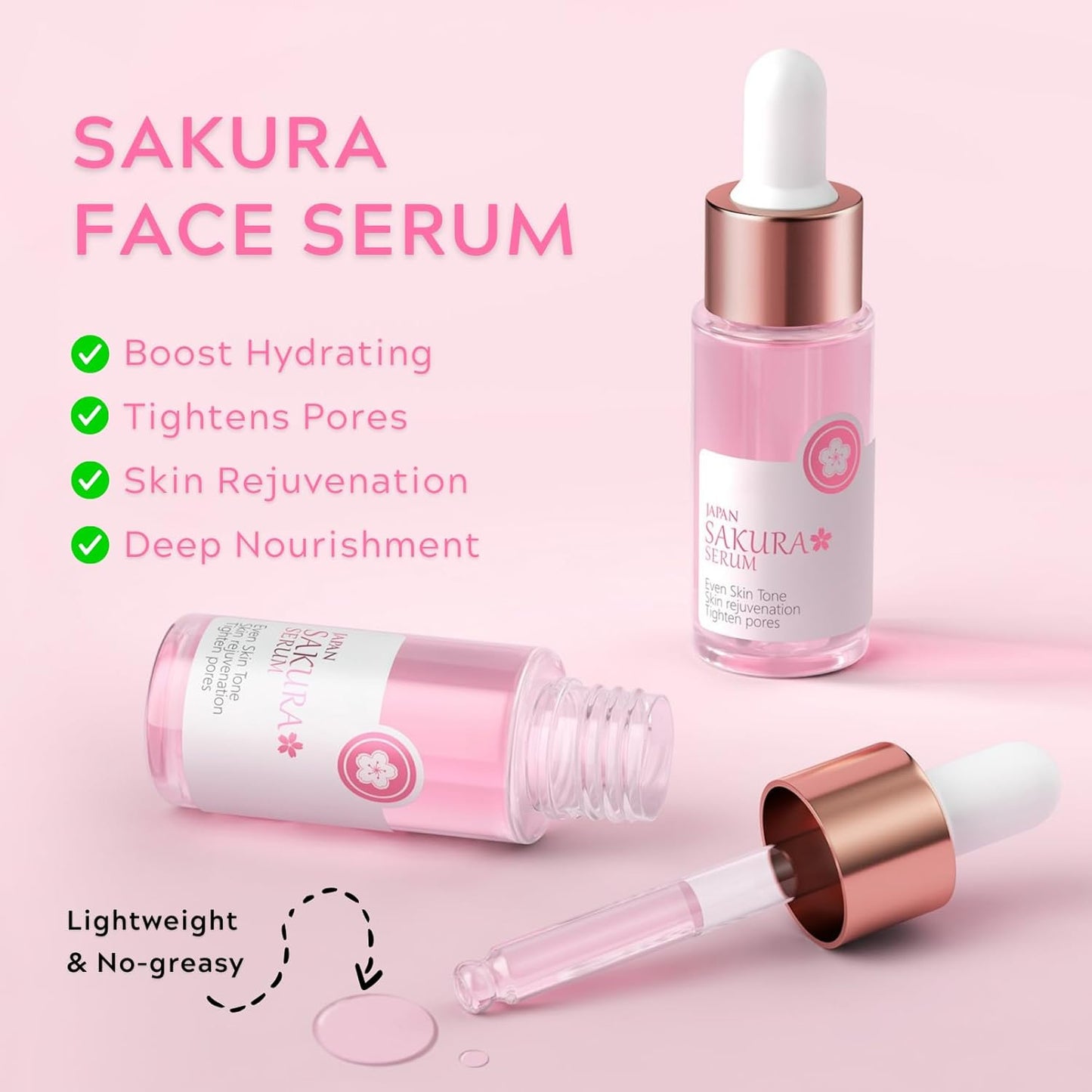 Sakura Skin Care Set for Teen Girls Gifts - Mauiluxy Skincare for Girls 10-12 Hydrating & Soften Skin, Skin Care Kit Gift Set for Women, Travel Size Facial Kit for Day & Overnight Care 14Pcs