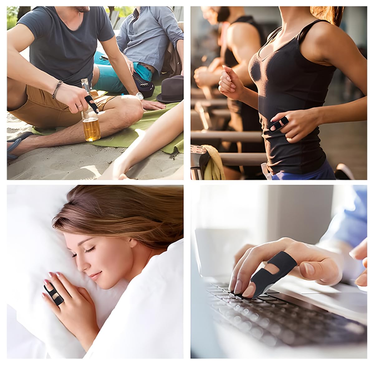 Finger Splint for Kids,4PCS Finger Straightener Finger Support Adjustable Finger Protectors Sleeves for Kids and teen-agers Broken Fingers Straightening Arthritis Knuckle Immobilization