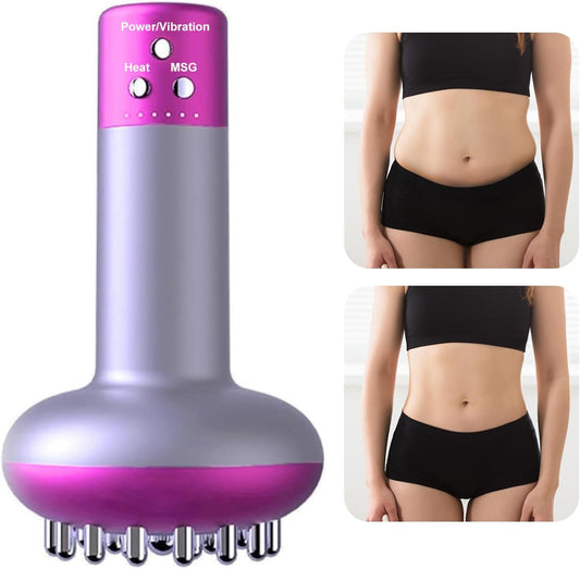 Lymphatic Drainage Massager,Help Reduce Stretch Mark, Cellulite, for Belly、 Neck、 Leg 、Hip Arm ,Improves Absorption of Skincare Body Oil Serum, Stretch Mark Creams and Stretch Mark Lotions