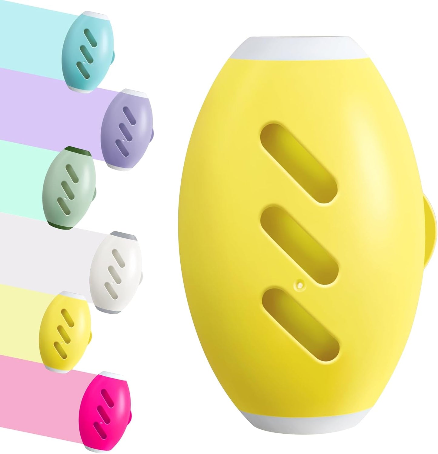 Washable Reusable Gel Lint Roller for Pet Hair,Portable Mini Dog Cat Pet Hair Remover for Clothes,Laundries ,Dust Fuzz Fur -Sticky Cleaner- Small Travel Animal Fur Removal Tool (Yellow)