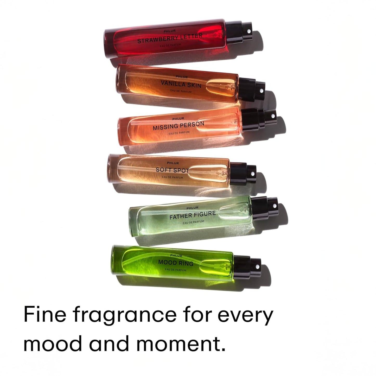 PHLUR Strawberry Letter Eau de Parfum - Travel Size Perfume Spray - Strawberry Gourmand Fine Fragrance (9.5mL)