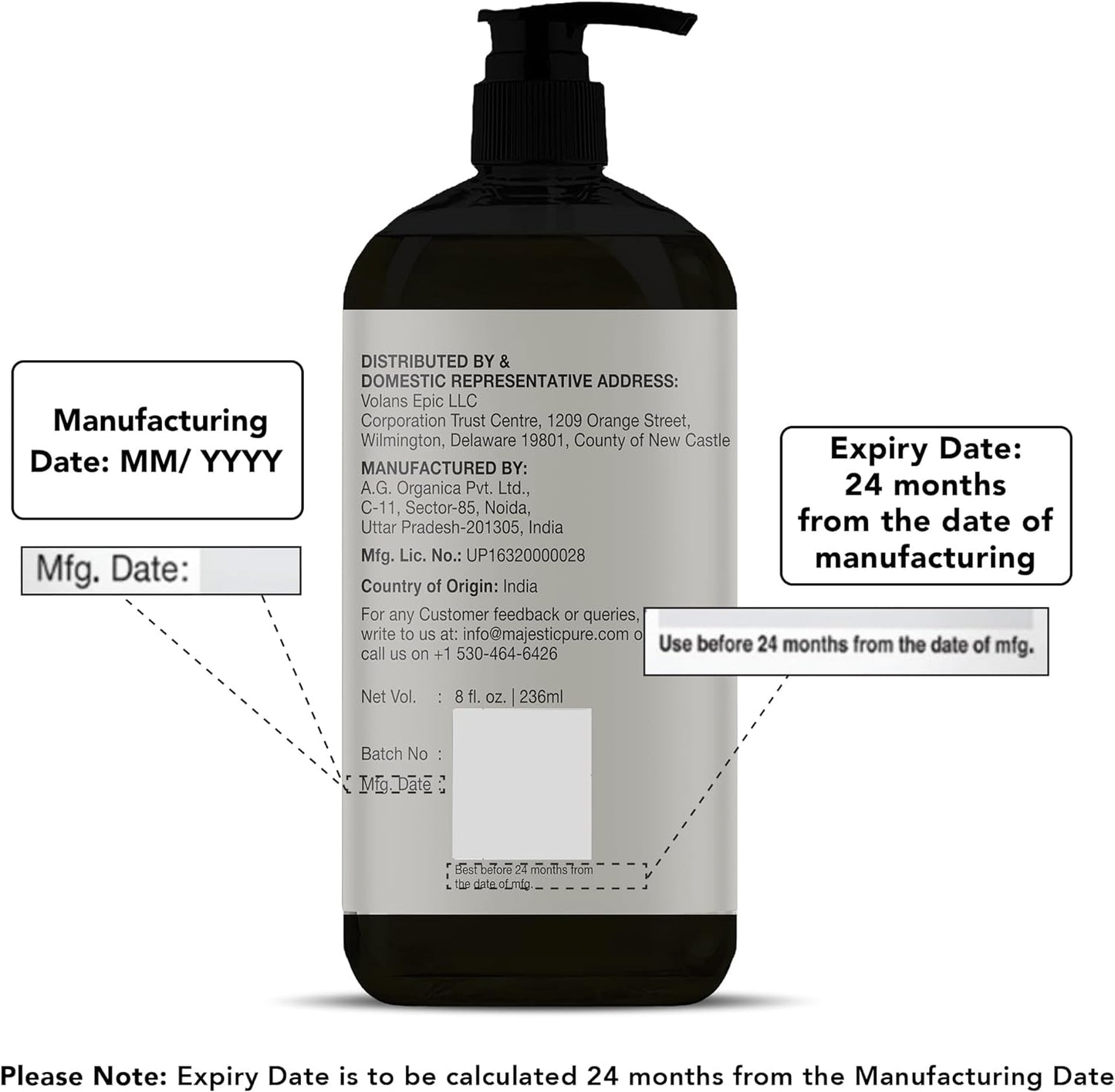 MAJESTIC PURE Lavender Massage Oil for Massage Therapy - Refreshing, and Relaxing - Natural Oils with Lavender Essential Oil - for All Skin Types - Men and Women - 8 fl oz