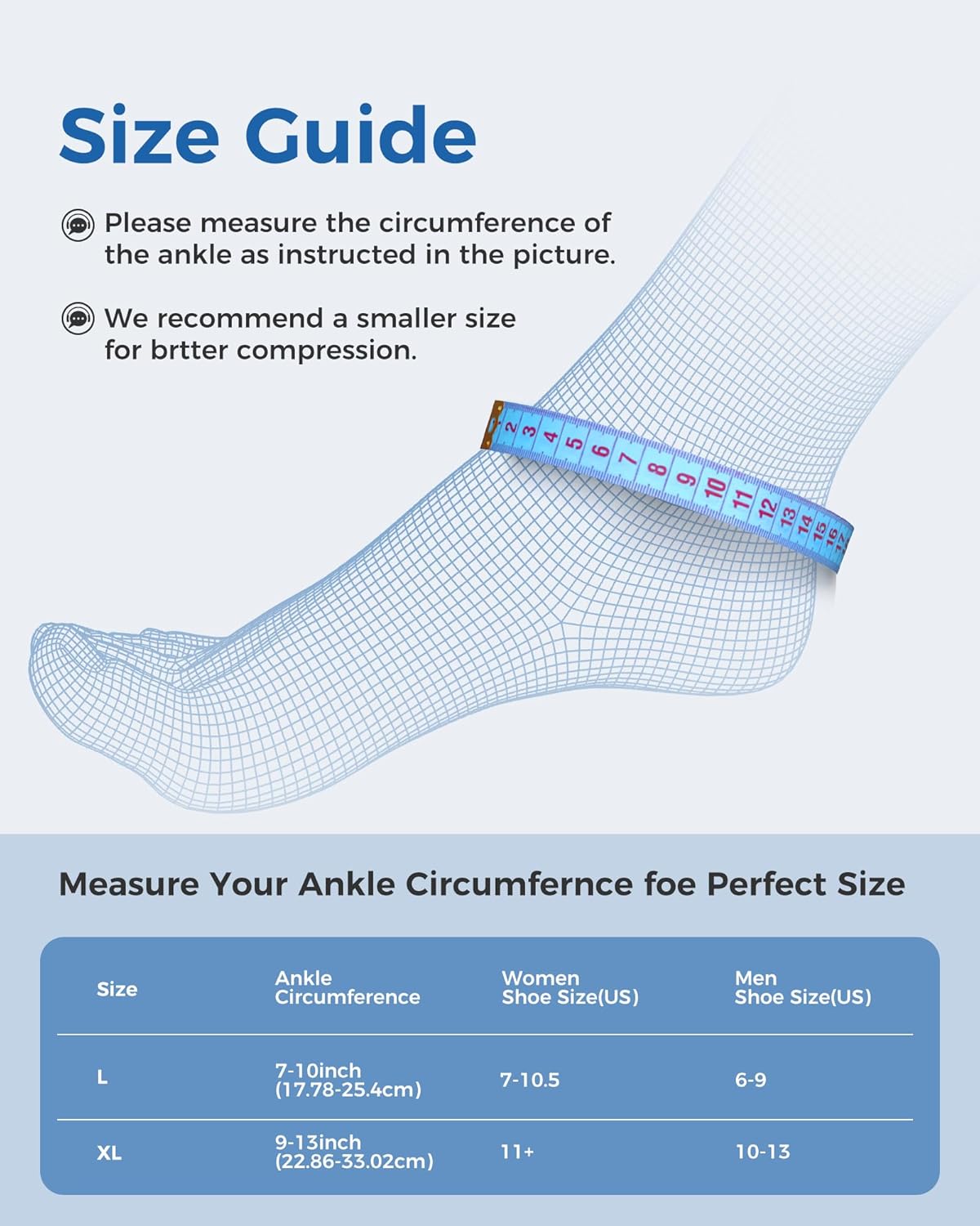 Tolaccea Ankle Ice Pack Wrap PRO for Injuries, Foot Ice Pack for Hot and Cold Therapy, Flexible Cold Pack for Plantar Fasciitis,Swelling,Sprained, ColdFocus for More Cooling Large (Pack of 1)