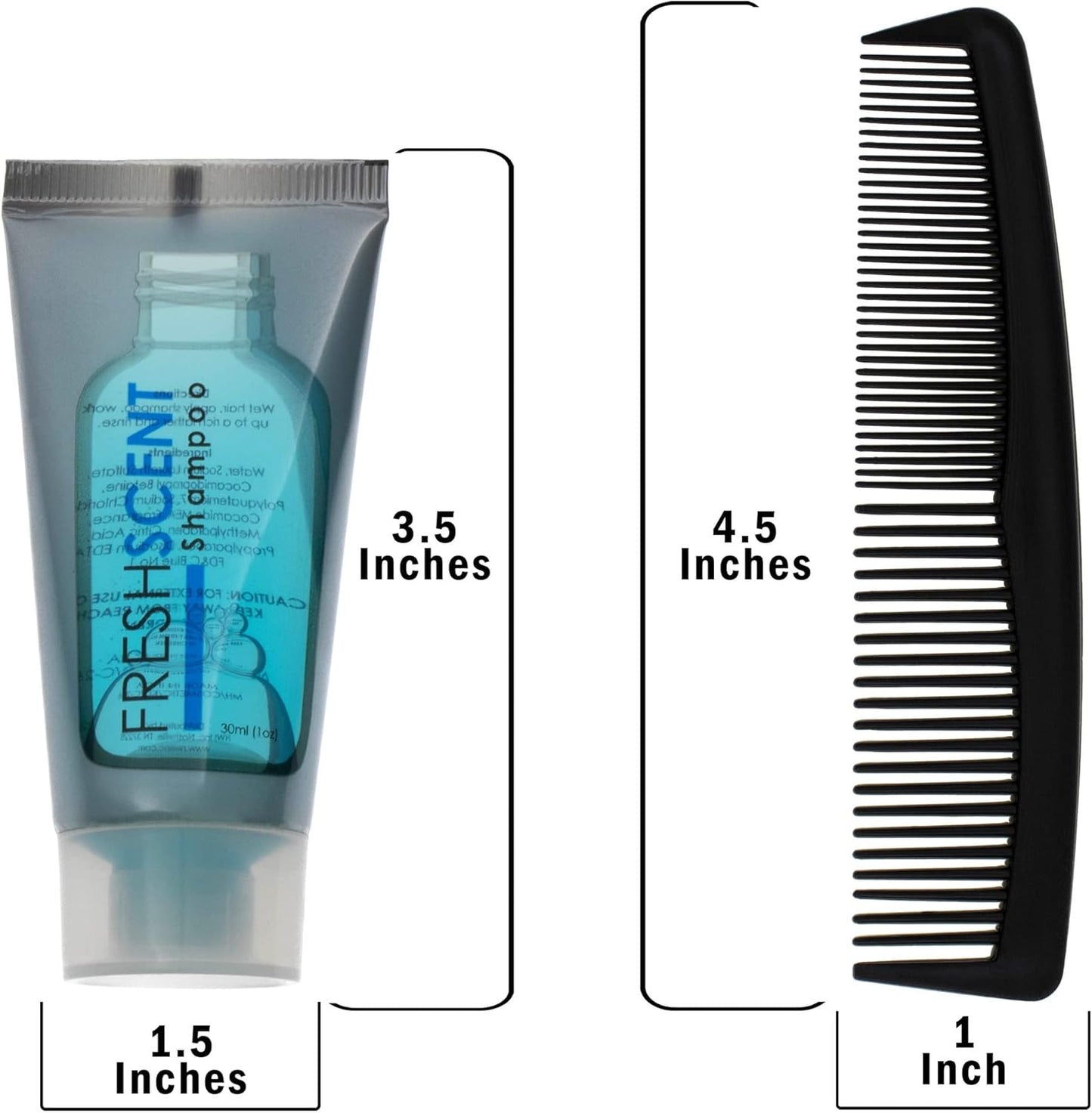 Moda West 24 Kits - Bulk Case of Wholesale Basic Toiletry Kits for Men, Women, Travel, Charity