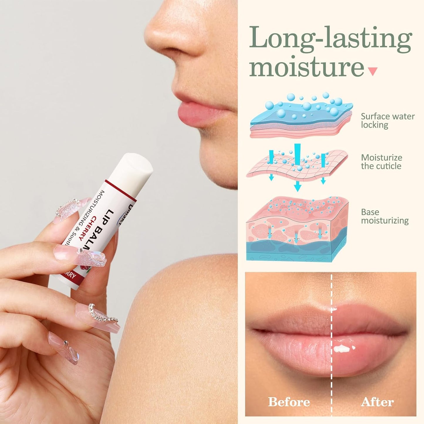 Dmsky Lip Balm Bulk - Fruit Variety Pack, Hydrating for Men, Women, Kids - 0.15 Oz, 360 Count