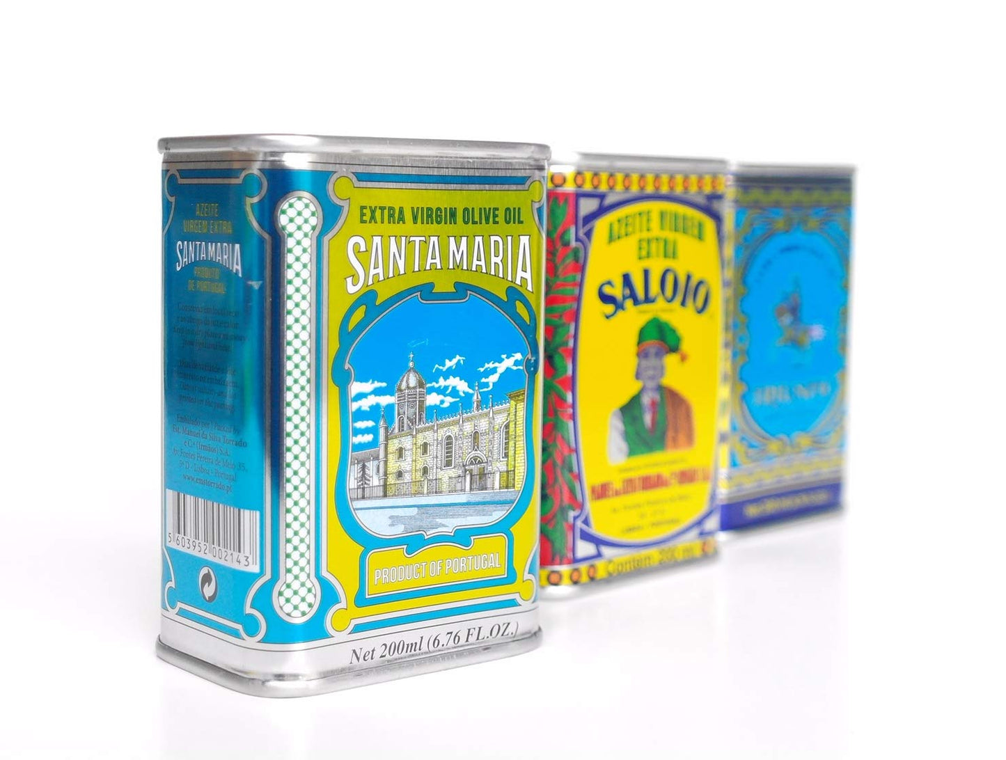 Extra Virgin Olive Oil - Santa Maria Portuguese Vintage Metal Tin - 200ml. This is a brand with almost 100 Years. (1)