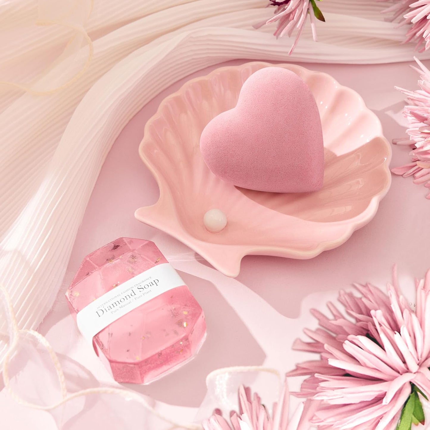 Birthday Gifts for Women, Self Care Get Well Soon Gifts, Luxury Rose Spa Bath Gift Basket - Unique Christmas Valentines Day Mothers Day Gifts for Mom Grandma Daughter Her Wife Girlfriend