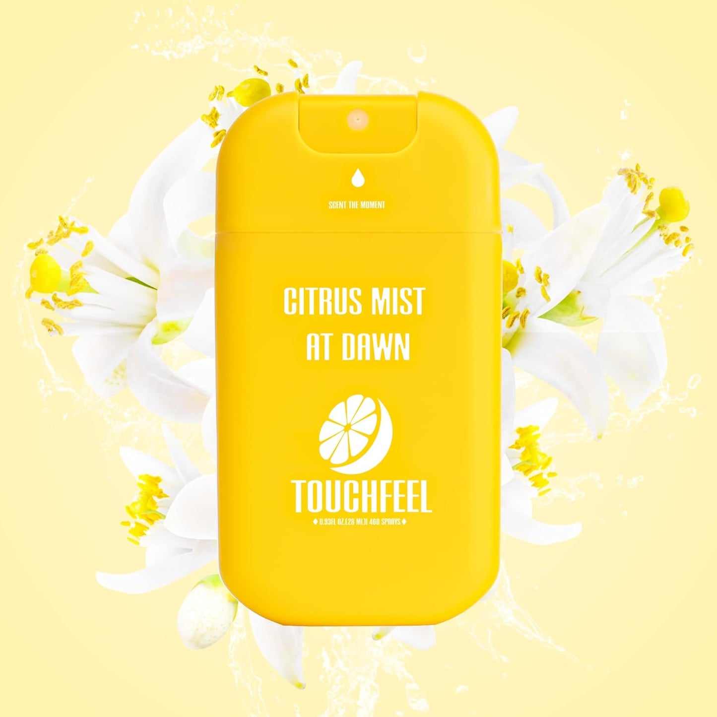 Spray Hand Sanitizer Travel Size Scented 3-Pack - Refillable Hydrating Hand Sanitizers Portable Design Travel Essentials (Mint Reverie, Silver Cedar, Citrus mist at dawn) 0.93Fl Oz Each