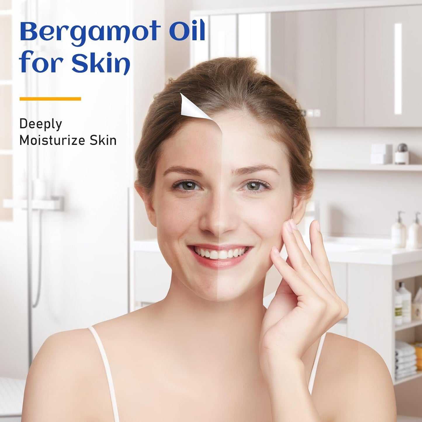 HIQILI 30ML Geranium Essential Oil, for Skin, Diffuser & Candle, 100% Pure and Natural - 1.01 Fl.Oz