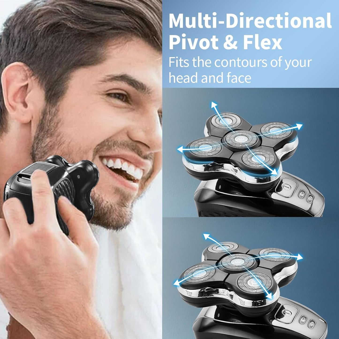 Shaver Replacment Heads Compatible with Remington Balder Pro XR7000 Head Shaver (2 Packs)