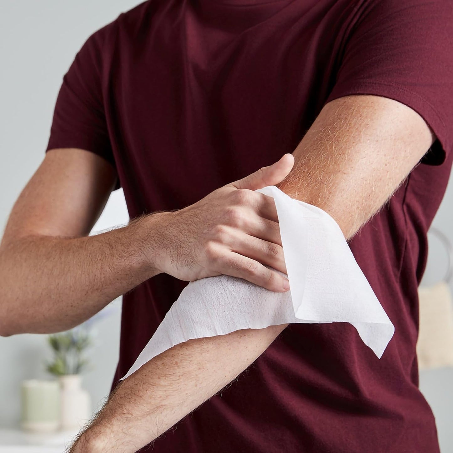 McKesson Washcloth Wipes for Adults, Unscented (12 Pack, 576 Washcloths) Disposable Wash Cloths for Body - Fragrance-Free No-Rinse Formula - Good for Incontinence and Elderly - 48 Wipes Per Pack