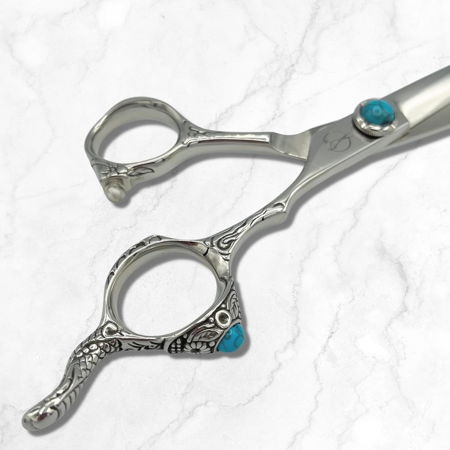 6.0 Inch Hair Shears Set (Cutting and Thinning Shears) - Professional Grade VG-10 Japanese Steel - Zen (Set)